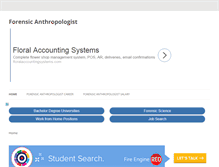 Tablet Screenshot of forensicanthropologist.net